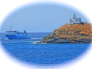 Greek travel ferry