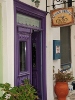 The entrance to the pension , Amorgos Pension, Katapola, Amorgos, Greece