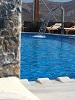 The swimming pool, Vigla Hotel, Tholaria, Amorgos, Cyclades, Greece