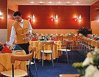 The restaurant of the Athens Novotel Hotel