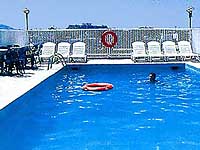 The pool at the Oscar Hotel, Athens