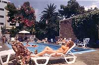 The swimming pool of the Palmyra Beach Hotel, Glyfada, Athens