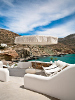 A Junior Suite veranda , Blue Sand Hotel, Folegandros, Cyclades, Greece