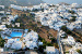 Aerial viewing of the Chora Resort hotel  , Chora Resort Hotel and Spa, Folegandros, Cyclades, Greece