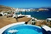 View from the outdoor Jacuzzi, Vrahos Hotel Apartments, Karavostassi, Folegandros, Cyclades, Greece