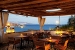 Outdoor snack bar, Vrahos Hotel Apartments, Karavostassi, Folegandros, Cyclades, Greece