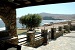 Entrance and view from the outdoor seating area, Niriedes Apartments, Loutra, Kythnos, Cyclades, Greece