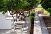 A Garden view room veranda, Santa Maria Village, Milos, Cyclades, Greece