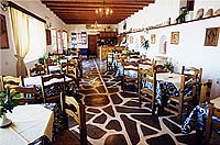 Dining at the Mykonos Beach Hotel, Mykonos