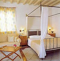 A room at the Semeli Hotel, Mykonos