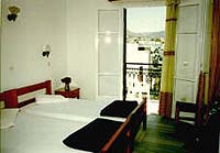 A room at the Iliovasilema Hotel, Agios, Georgios, Naxos