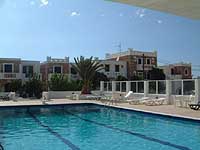The pool at the Naxos Beach I Hotel, Agios Georgios, Naxos