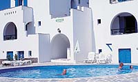 The pool at Sunny Beach Apartments, Agios Georgios, Naxos