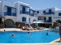 The Agios Prokopios Hotel pool, Naxos