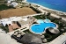 Overview of swimming pool area, Plaza Beach Hotel, Plaka, Naxos, Cyclades, Greece