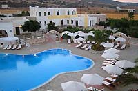 The pool at Asteras Paradise Hotel, Paros