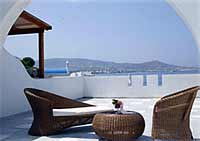 The view fron the Paros Agnanti Hotel