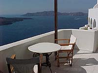 The view from Tzekos Villas Hotel, Fira, Santorini