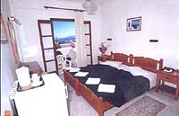 A room at the Villa Odyssey Hotel, Fira, Santorini