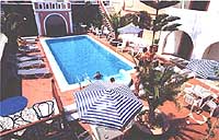 The pool at the Villa Odyssey Hotel, Fira, Santorini