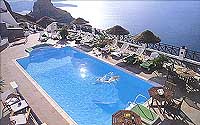 The pool at Andromeda Villas, Imerovigli, Santorini