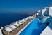 Regina Mare pool overlooking the Caldera  , Regina Mare Hotel, Imerovigli, Santorini, Cyclades, Greece