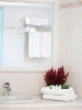 Bathroom, The Aegean Plaza Hotel, Kamari, Santorini, Cyclades, Greece