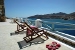 View towards the port from a common veranda , Amfitriti Studios, Livadi, Serifos, Cyclades, Greece