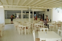 The restaurant of Coralli Bungalows, Livadakia, Serifos