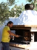 The barbeque area, Coralli Bungalows, Livadakia, Serifos, Cyclades, Greece