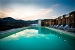 Swimming pool overview, Rizes Hotel, Livadi, Serifos, Cyclades, Greece