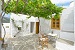 House courtyard, Traditional Island Home, Apollonia,  Sifnos, Cyclades, Greece