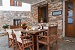 Outdoor dining table & the reception area, Loukia Apartments, Artemonas, Sifnos, Cyclades, Greece