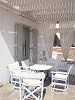 A ground floor veranda, Maisons a la Plage, Faros, Sifnos, Cyclades, Greece