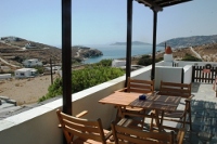 Veranda with sea view, Markela Apartments, Faros, Sifnos