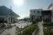 Pool area overlooking the Kamares bay, Mosha Pension, Kamares, Sifnos, Cyclades, Greece