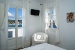 Sea view from the bedroom, Akrotiraki Apartments, Platys Yialos, Sifnos, Cyclades, Greece