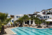 Pool area, Alexandros Hotel, Platy Yialos, Sifnos, Cyclades, Greece