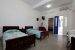 Twin bedroom of the ground floor apartment  , Athimariti Studios, Platys Yialos, Sifnos, Cyclades, Greece
