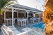 The breakfast area, Irini Villa, Platy Yialos, Sifnos, Cyclades, Greece