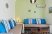 Sitting area of a 2-bedroom Apartment, Irini Villa, Platy Yialos, Sifnos, Cyclades, Greece