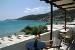 Upper floor balcony overlooking Platy Yialos bay and the sea, Styfilia Apartments, Platys Yialos, Cyclades, Sifnos