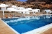 Olympic size swimming pool, Elies Resorts Hotel, Vathi, Sifnos, Cyclades, Greece