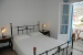 Double bedroom of the upper floor apartment , Virginia Studios, Vathi, Sifnos, Cyclades, Greece