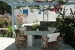 Ground floor terrace of a studio, Virginia Studios, Vathi, Sifnos, Cyclades, Greece