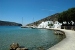 View to the Monastery of Taxiarchis and the pier of Vathi, Virginia Studios, Vathi, Sifnos, Cyclades, Greece