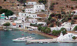 Vathi, Sinos, Greece.