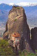 Magnificent view of Meteora from above