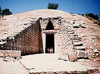 The beautiful site of Mycenae