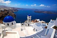 Magnificent view from Oia, Santorini